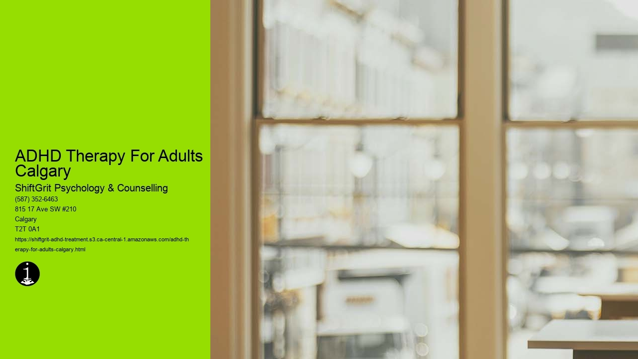 ADHD Therapy For Adults Calgary