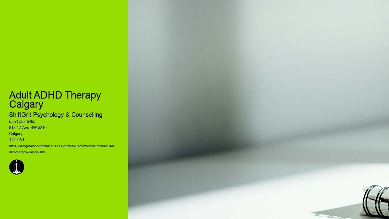 Adult ADHD Therapy Calgary